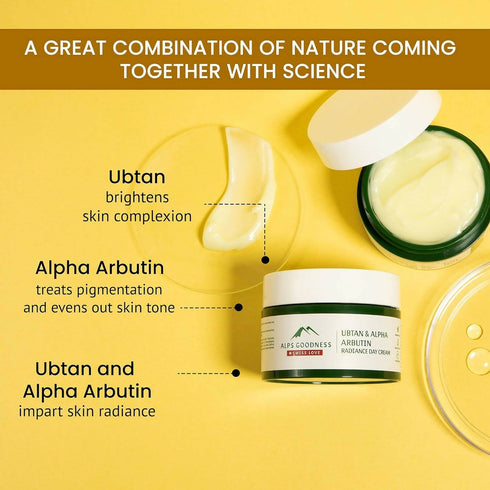 Alps  Ubtan and Alpha Arbutin Radiance Day Cream